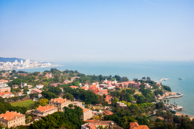  厦门鼓浪屿远眺