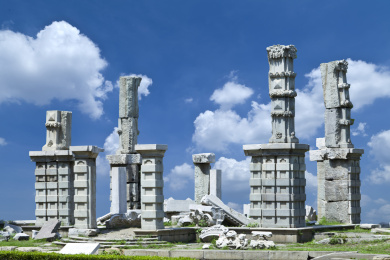 北京市圆明园建筑景观