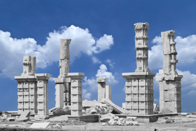 北京市圆明园建筑景观