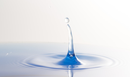水滴，入水