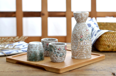 特色手造陶瓷清酒酒具