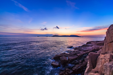 浙江省舟山市东极岛自然风光