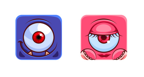 大眼睛与小怪兽