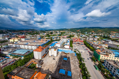 瑞丽市都市建筑景观