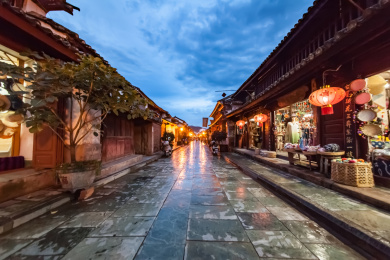 云南省大理州巍山县老街建筑景观