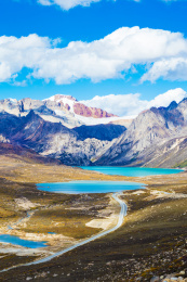 西藏风景 姊妹湖