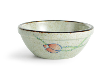陶瓷手绘莲花米饭碗