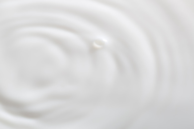 牛奶波纹,大量的牛奶液体的特写