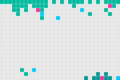 方块组成的数码科技抽象背景