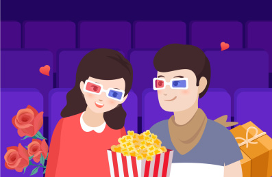 情人节 矢量插画系列