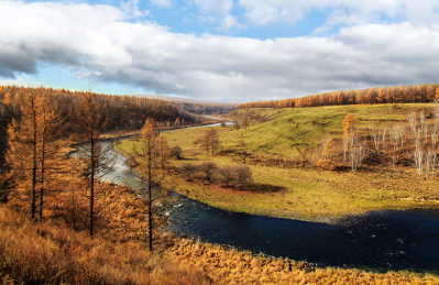 不冻河奇特的地质景观