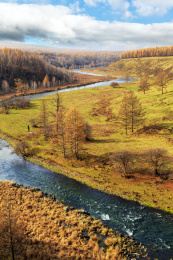 不冻河奇特的地质景观