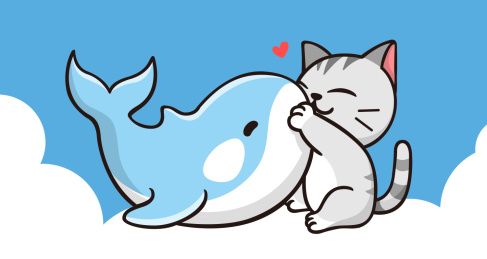 小猫和鲸鱼