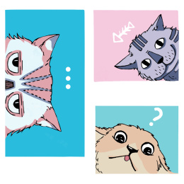 猫咪卡通头像表情