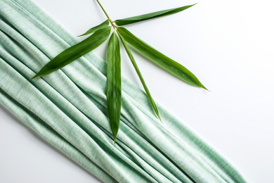 竹纤维面料/纺织品行业背景素材