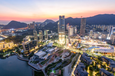 海上世界夜景