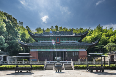 绍兴禹庙的享殿 绍兴