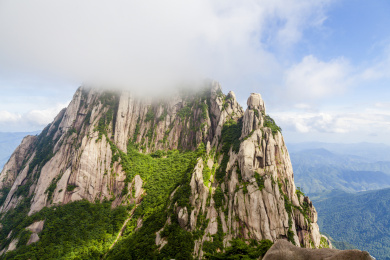 险峻高山崇山峻岭 中国