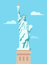 自由女神像 矢量 