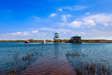 黑龙江省饶河县乌苏里江珍宝岛湿地景观