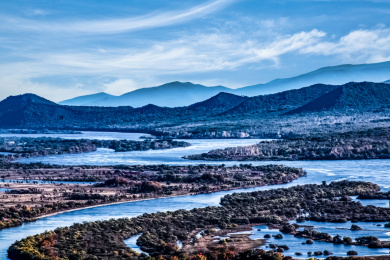 黑龙江省饶河县乌苏里江珍宝岛湿地景观