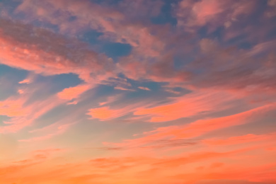 彩霞天空