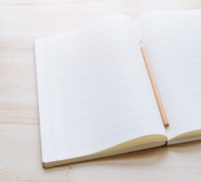 空白的英语作业本