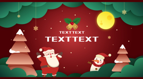 圣诞节 插画系列