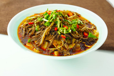 冒牛肚 美食 食品 摄影 川菜 辣 单人餐 大图 背景 牛肚