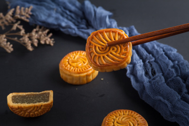 筷子与月饼