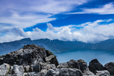 吉林省长白山天池自然景观