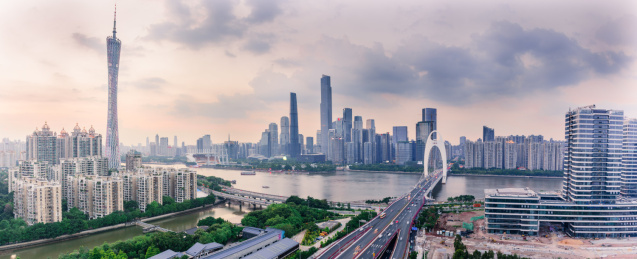 远眺珠江新城与小蛮腰