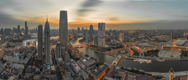 天津海河城风光