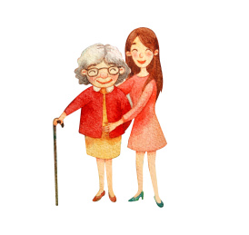 母女 重阳节 母亲节