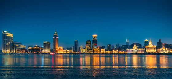 上海城市夜景风光