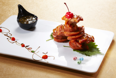 美味的中国菜,粤菜,凉菜莲藕