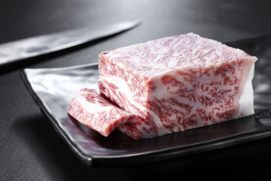 新鲜的火锅生料，雪花牛肉