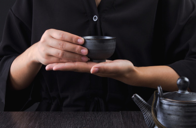 敬茶动作