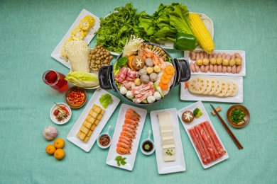 火锅素材之丰富食材