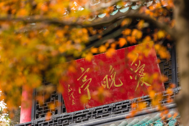 2017年11月22日，岳麓山爱晚亭