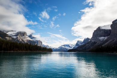 加拿大班芙国家森林公园 秋天美景