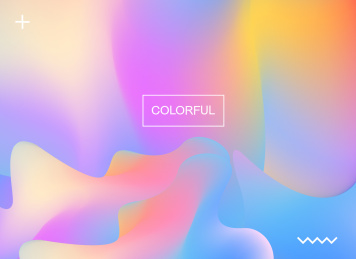 渐变流体 彩色 背景