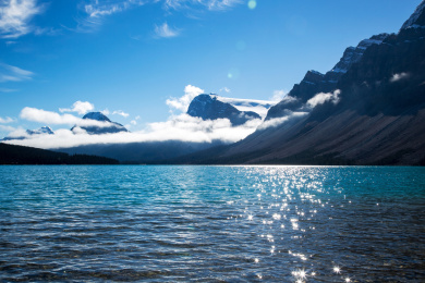 加拿大班芙国家森林公园 秋天美景