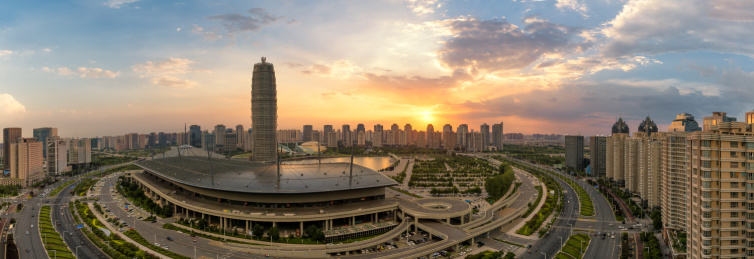 河南郑州东区城市风光,中国