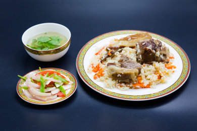新疆菜之羊排手抓饭