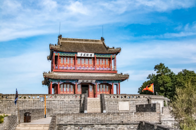 河北省秦皇岛市山海关长城建筑景观