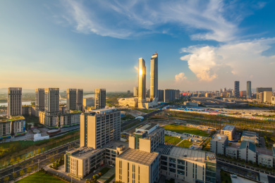 江苏省南京市青奥村保利大厦建筑景观