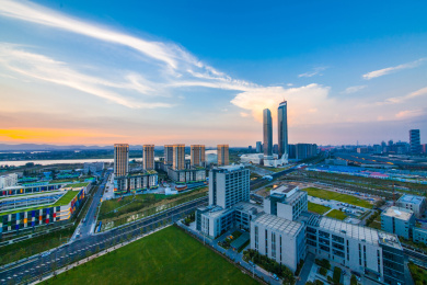 江苏省南京市青奥村保利大厦建筑景观