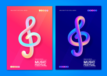 音乐节海报艺术招贴