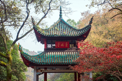 中国长沙岳麓山爱晚亭